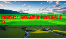 暗网探秘：隐藏在黑暗中的真实与虚幻