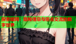 探索暗网：隐秘信息与匿名交流的数字世界