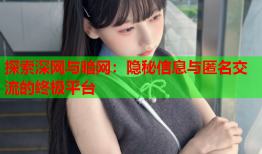 探索深网与暗网：隐秘信息与匿名交流的终极平台