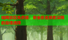 暗网禁区免费版：安全匿名探索深网的最佳选择