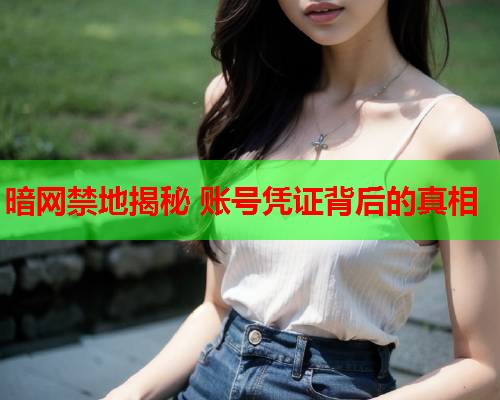 暗网禁地揭秘 账号凭证背后的真相