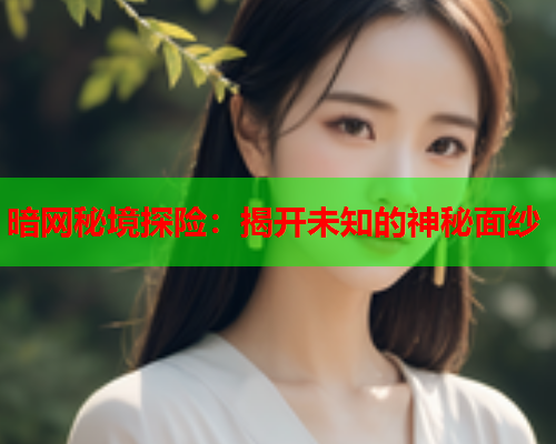 暗网秘境探险：揭开未知的神秘面纱