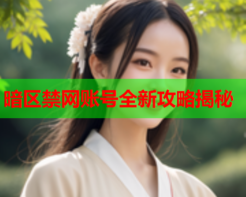 暗区禁网账号全新攻略揭秘