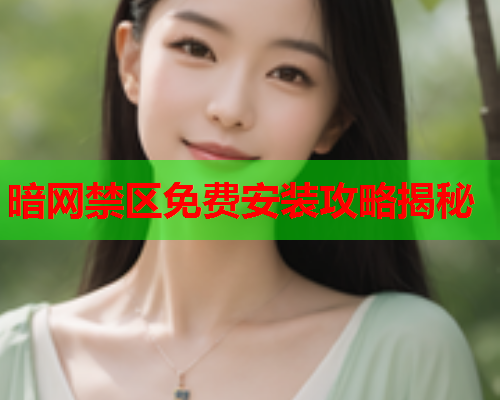 暗网禁区免费安装攻略揭秘