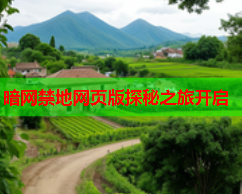 暗网禁地网页版探秘之旅开启