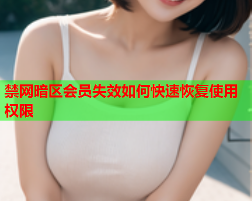 禁网暗区会员失效如何快速恢复使用权限