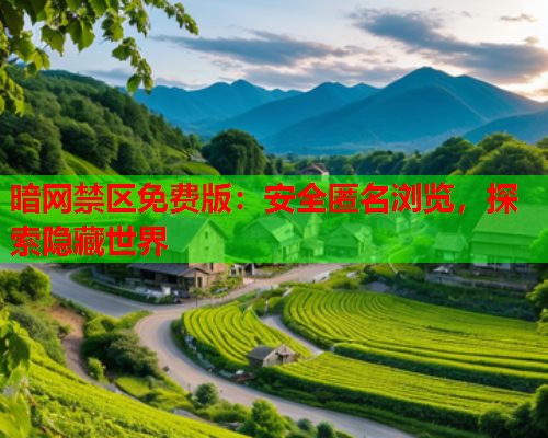 暗网禁区免费版：安全匿名浏览，探索隐藏世界